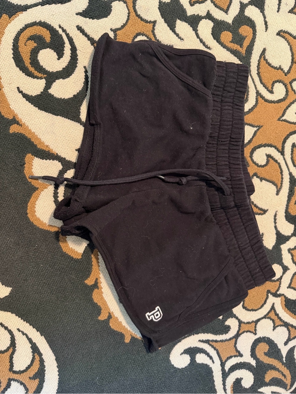 PINK Victoria's Secret Black Athletic Drawstring Shorts